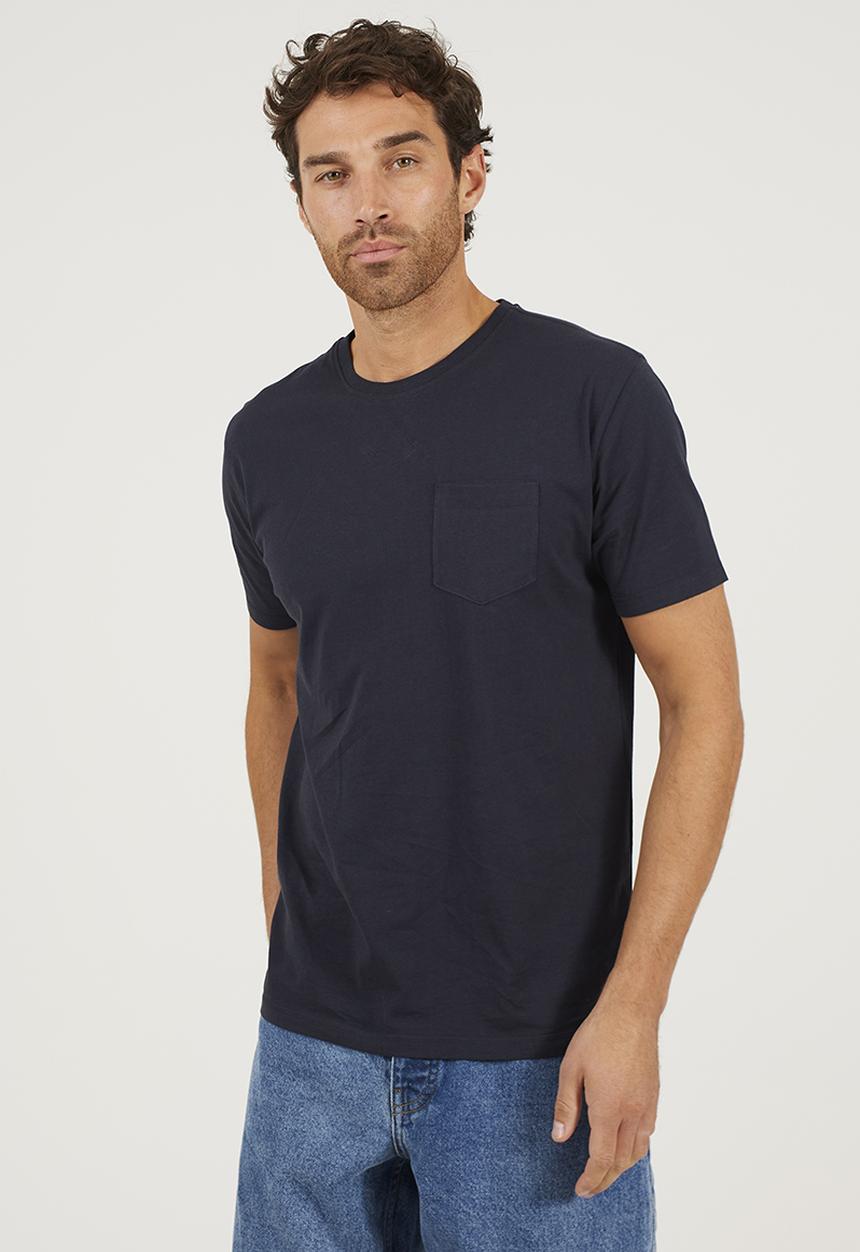 Brave Soul - Crew Neck T-shirt - Rich Navy