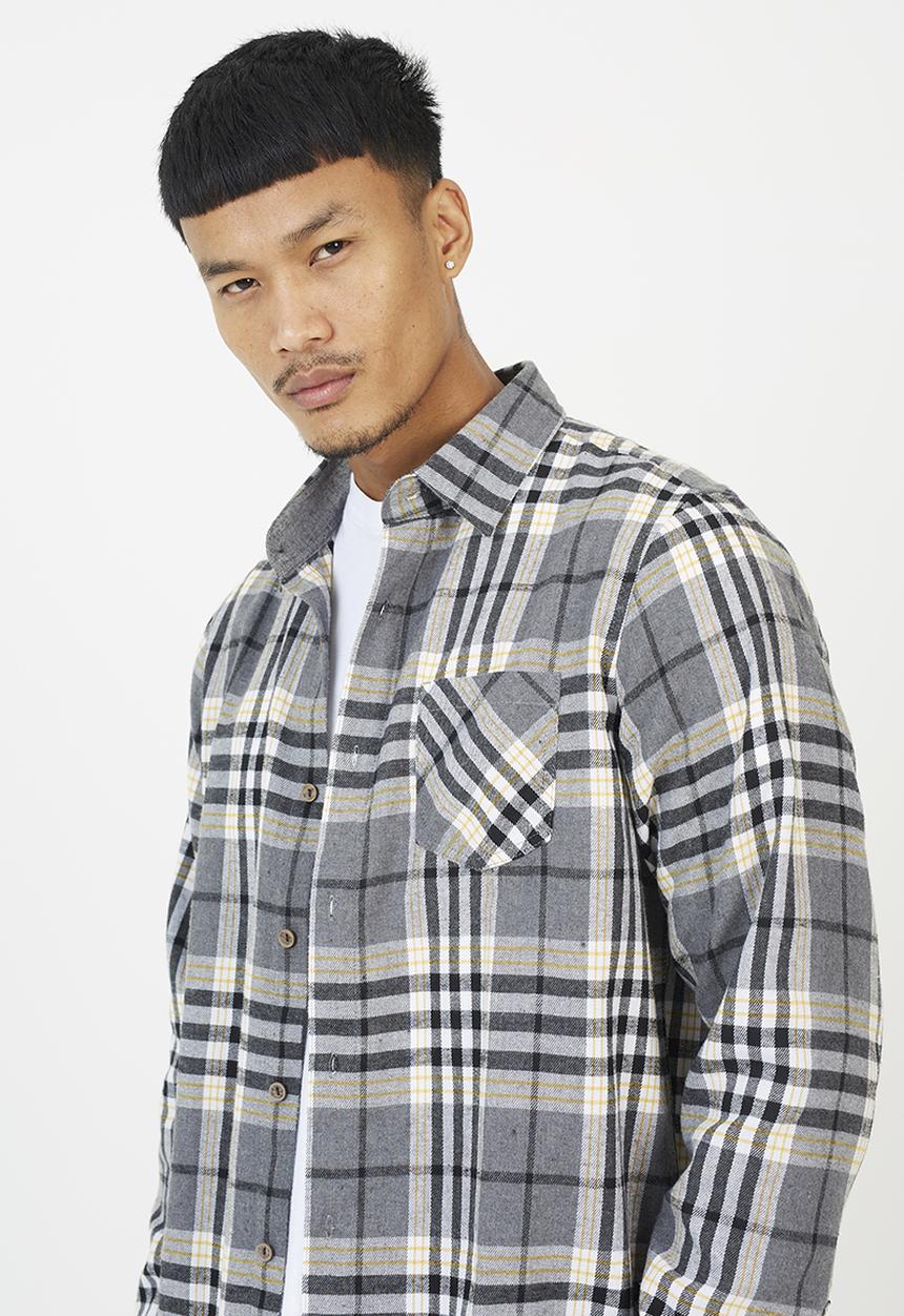 Brave Soul - Long Sleeve Shirt - Multi