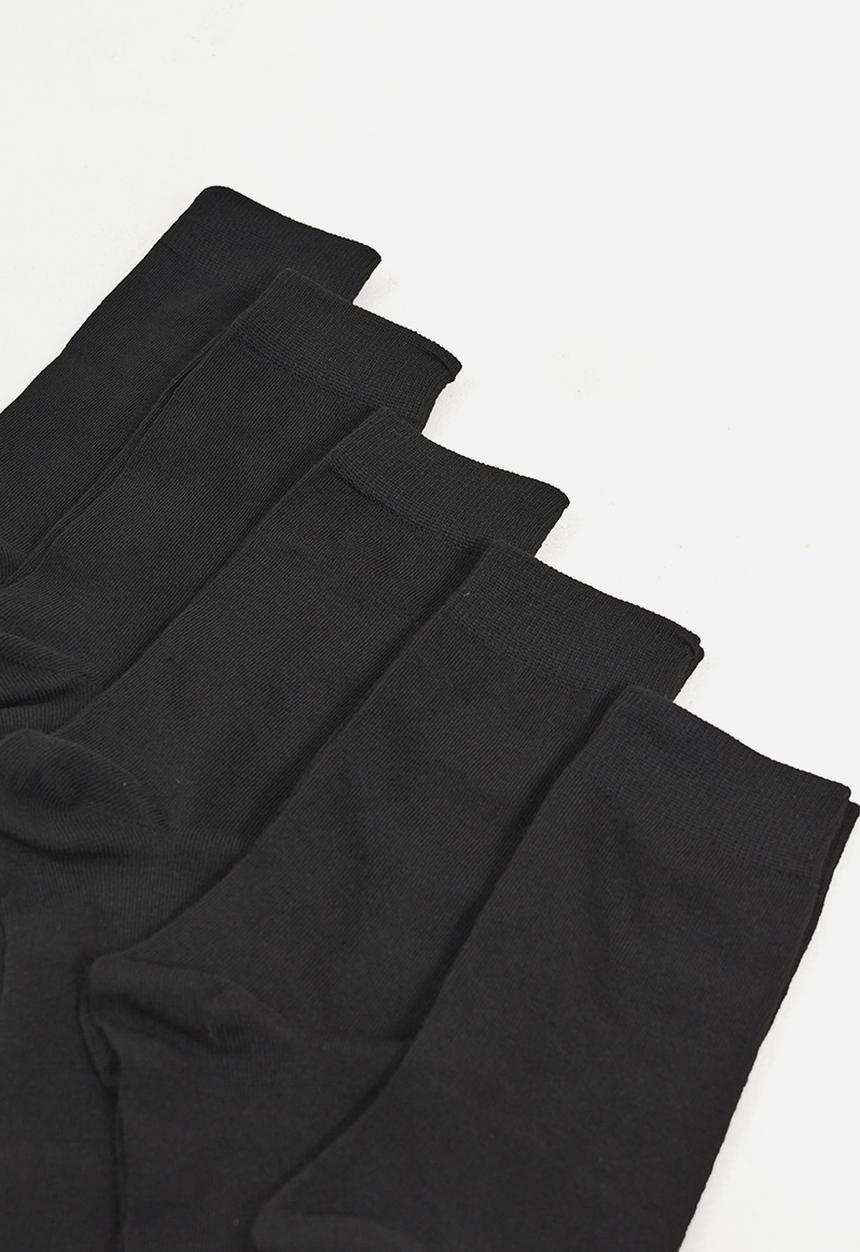 Brave Soul - 5 Pack Socks - Black