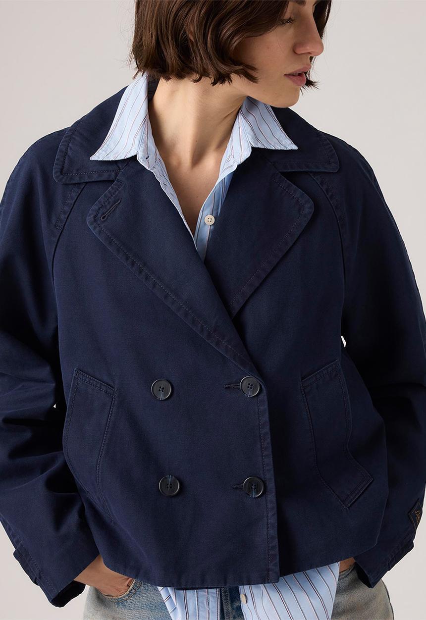 Levi’s® - Bree crop swing trench - blues