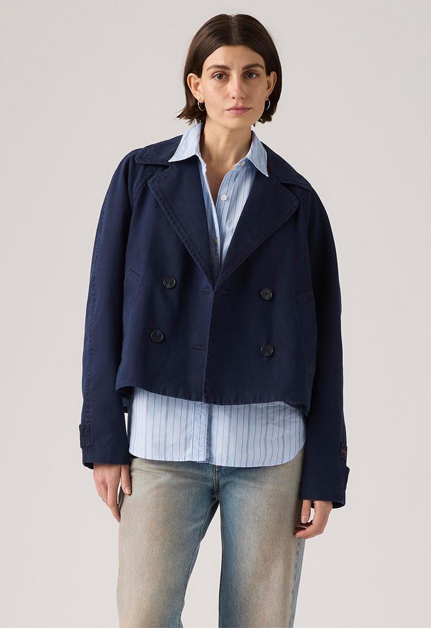 Levi’s® - Bree crop swing trench - blues