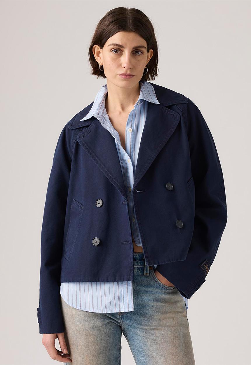 Levi’s® - Bree crop swing trench - blues