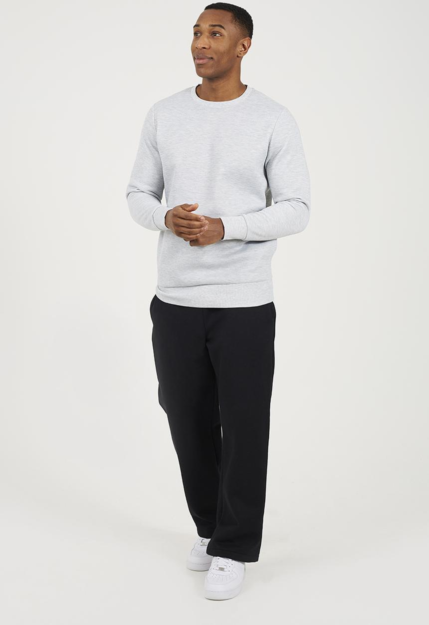 Brave Soul - Crew Neck Sweatshirt - Light Grey Marl