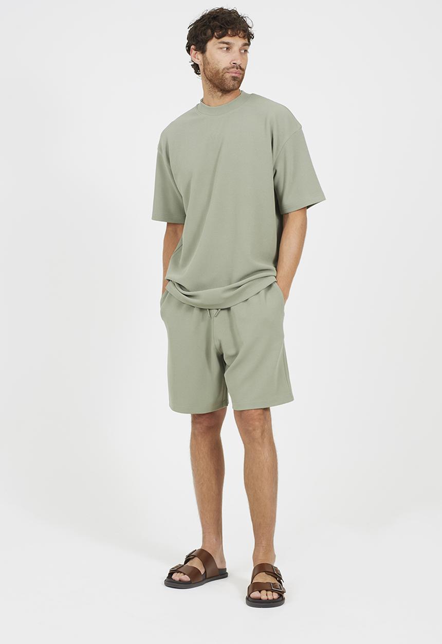 Brave Soul - Relaxed Fit, Short Sleeve Tshirt- Washed Sage