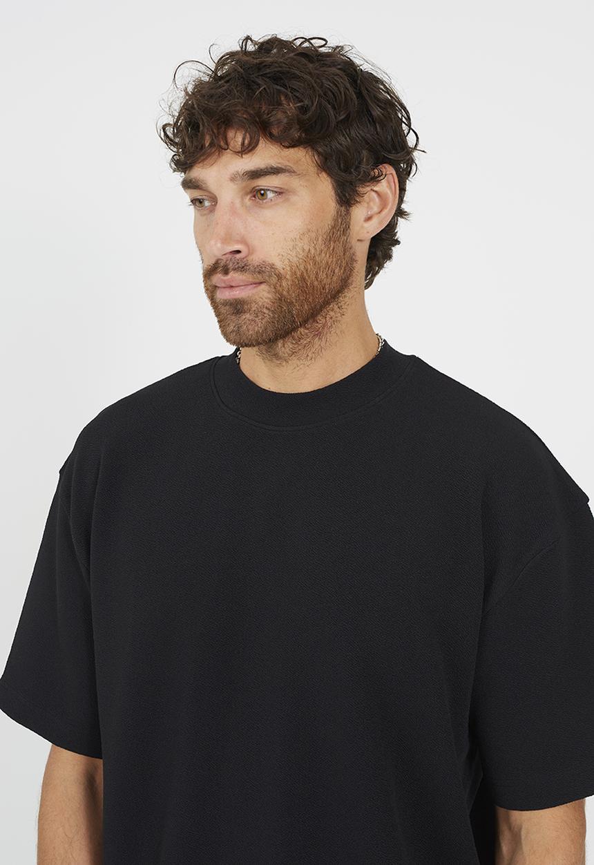 Brave Soul - Relaxed Fit, Short Sleeve Tshirt - Jet Black