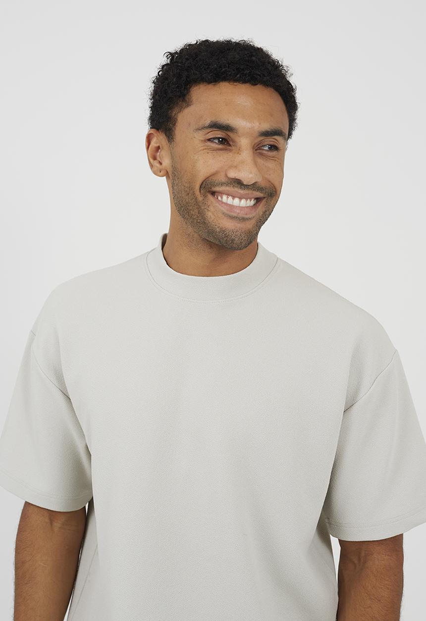Brave Soul - Relaxed Fit, Short Sleeve Tshirt - Grey