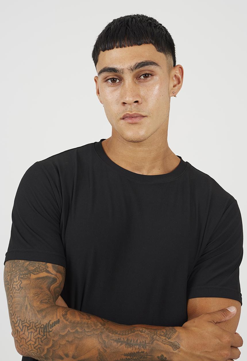 Brave Soul - Crew Neck Short Sleeve T-Shirt - Jet Black