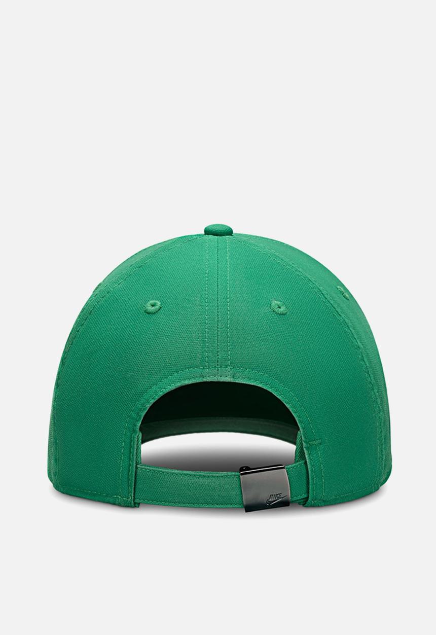 Nike - Nike Structured Metal Logo Cap - Malachite & Silver