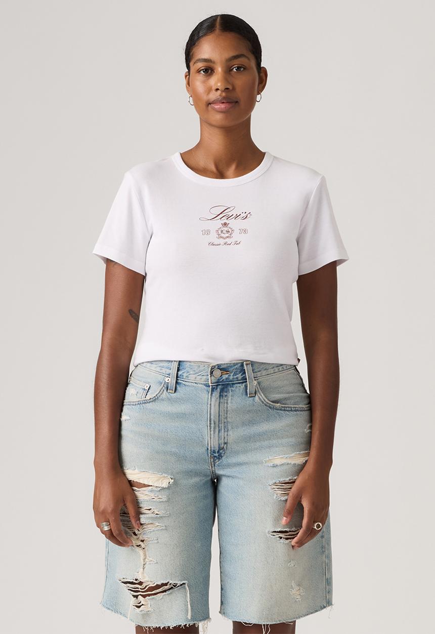 Levi’s® - Graphic rickie tee - two horse bright white