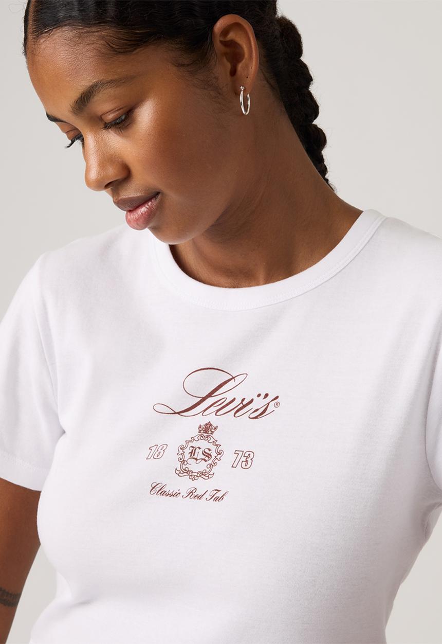 Levi’s® - Graphic rickie tee - two horse bright white