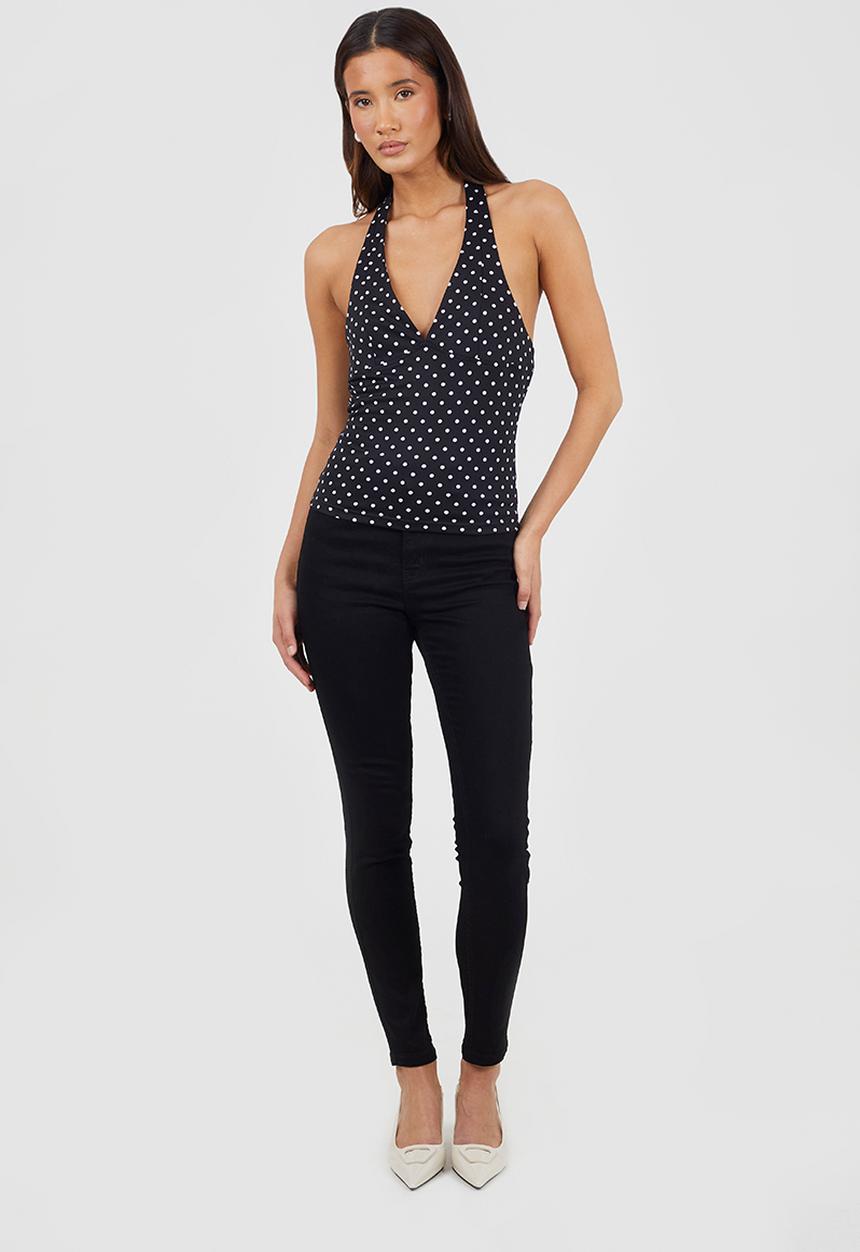 Brave Soul - Ladies Skinny Fit Jean - Jet Black