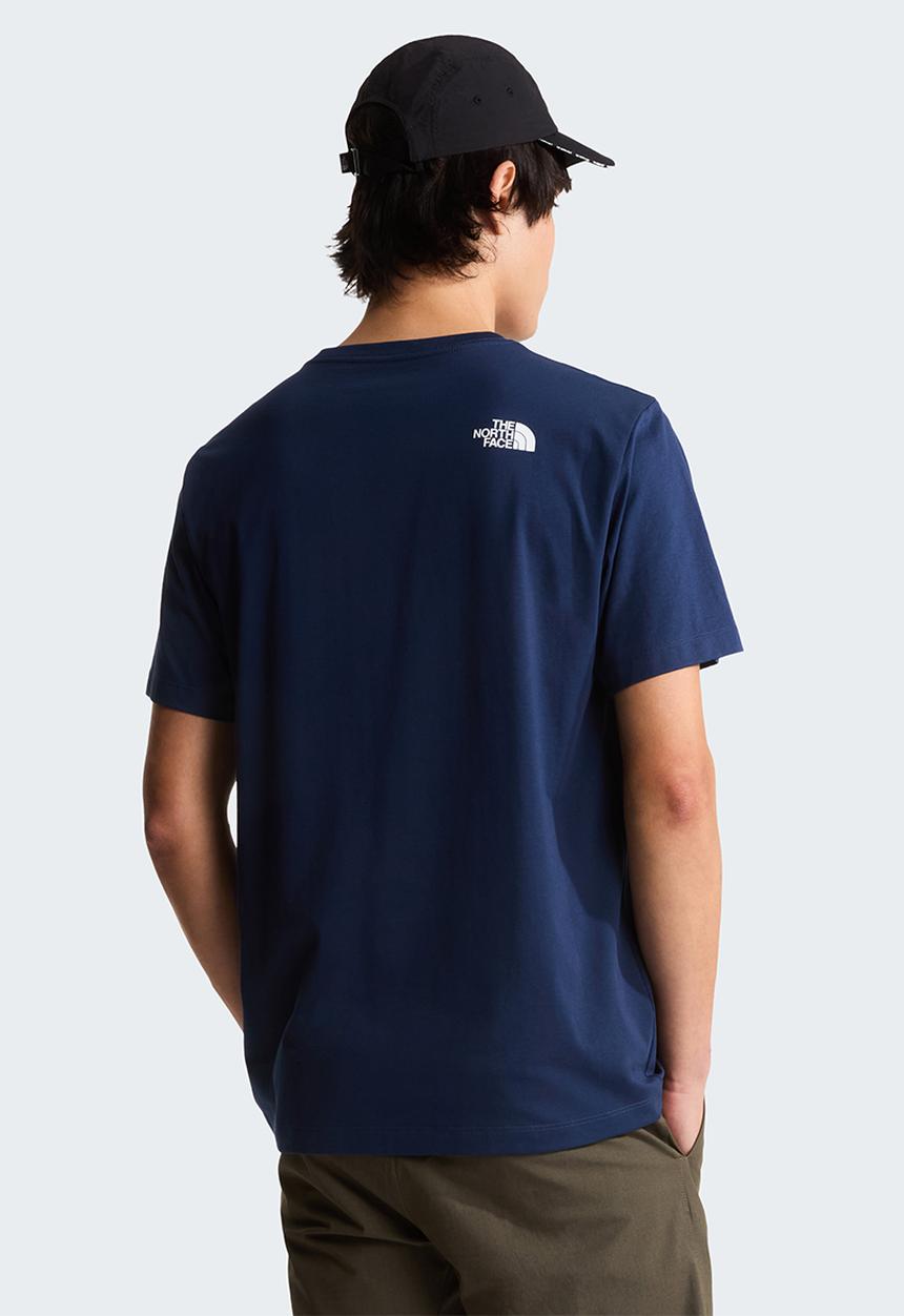 The North Face - M Evolution Half Dome Regular Short Sleeve Tee - Summit Navy-Tnf White
