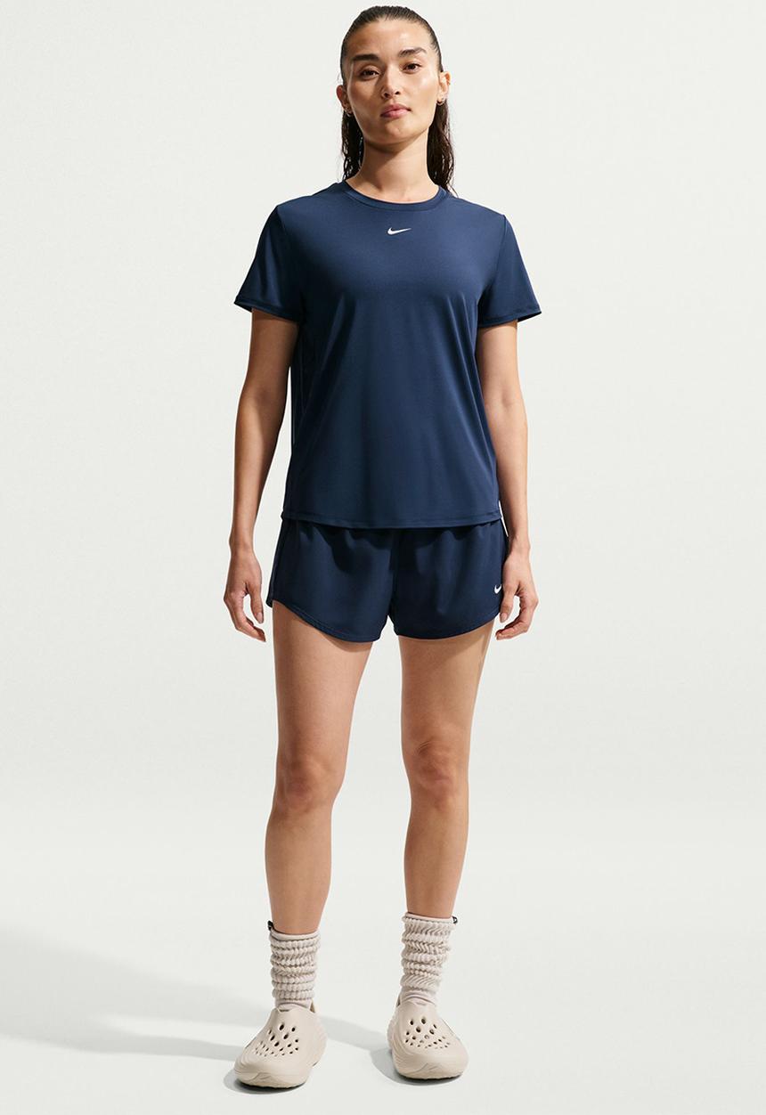 Nike - W Nk One Classic Df Ss Top - Midnight Navy/White