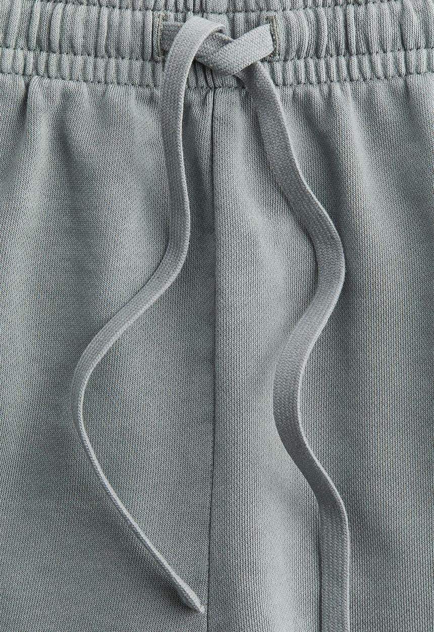 H&M - Washed cotton sweatshorts - grey