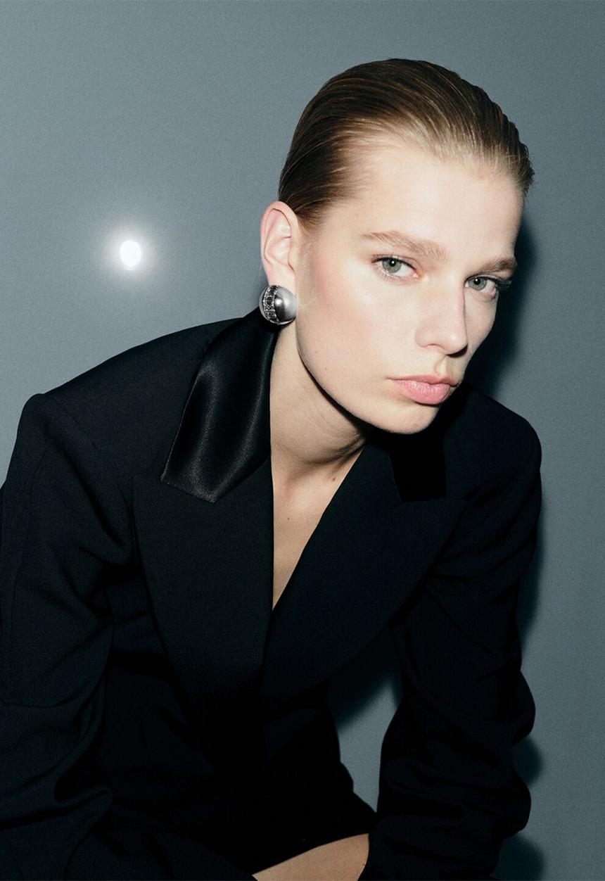 MANGO - Nerea earrings - silver