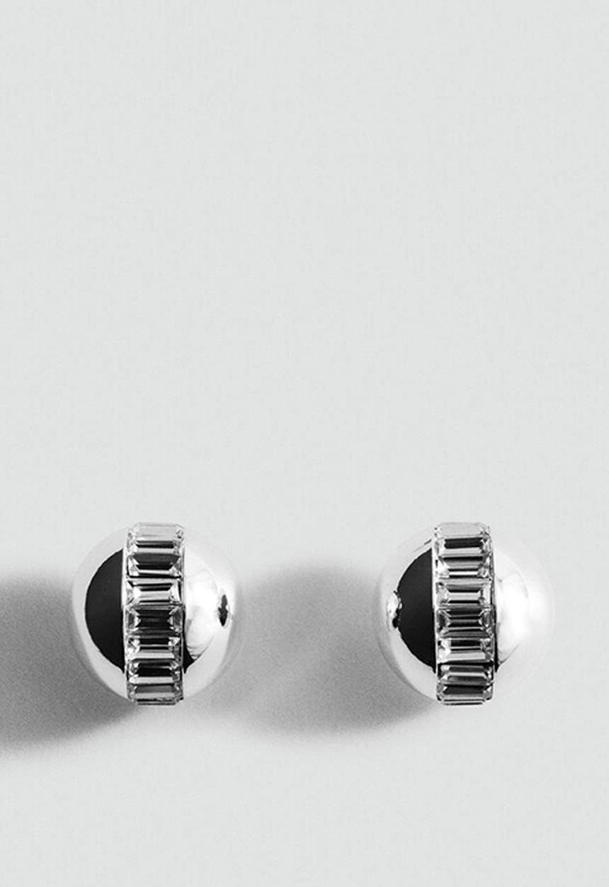 MANGO - Nerea earrings - silver