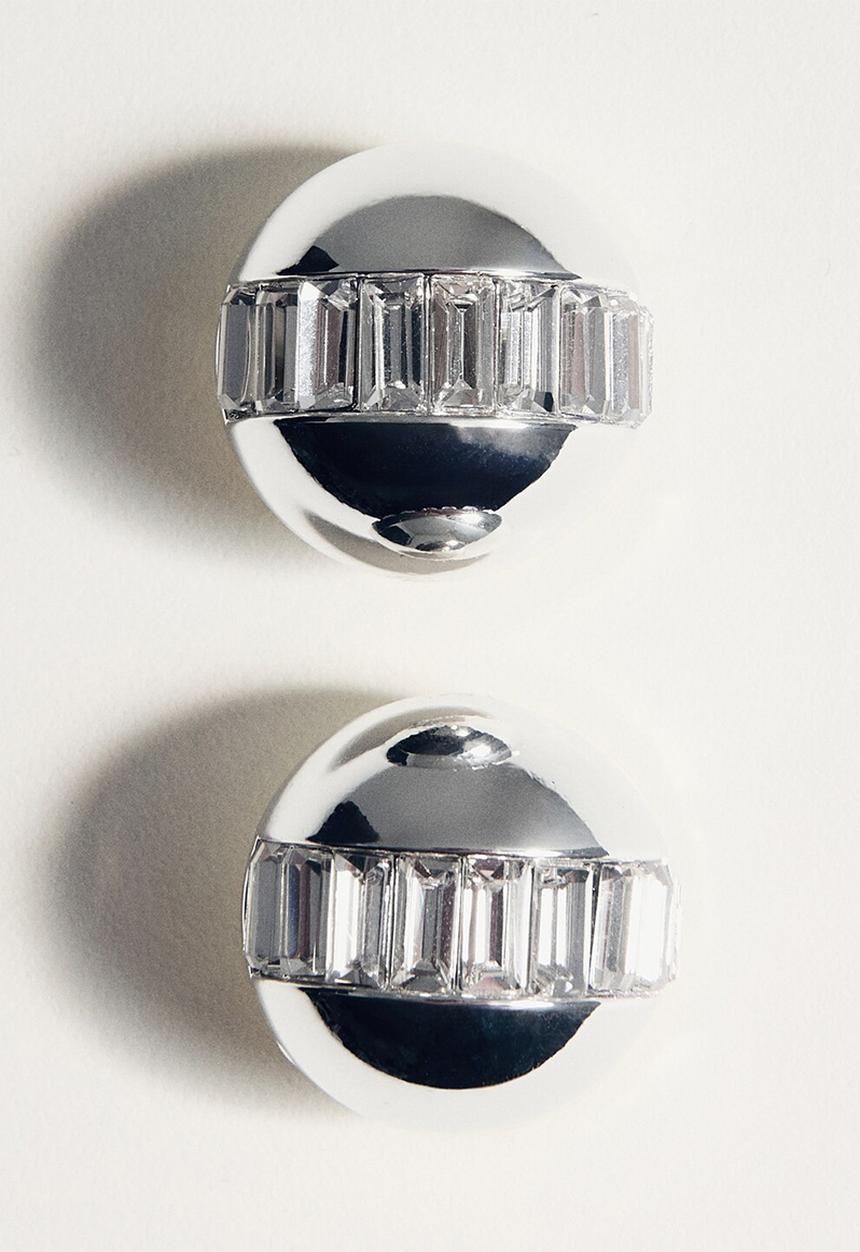 MANGO - Nerea earrings - silver