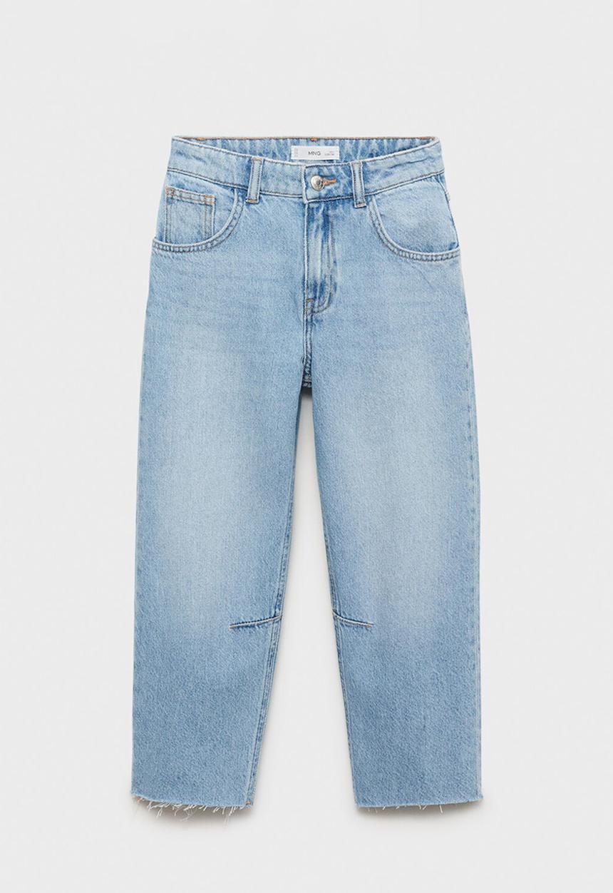 MANGO - Jeans balloon - open blue
