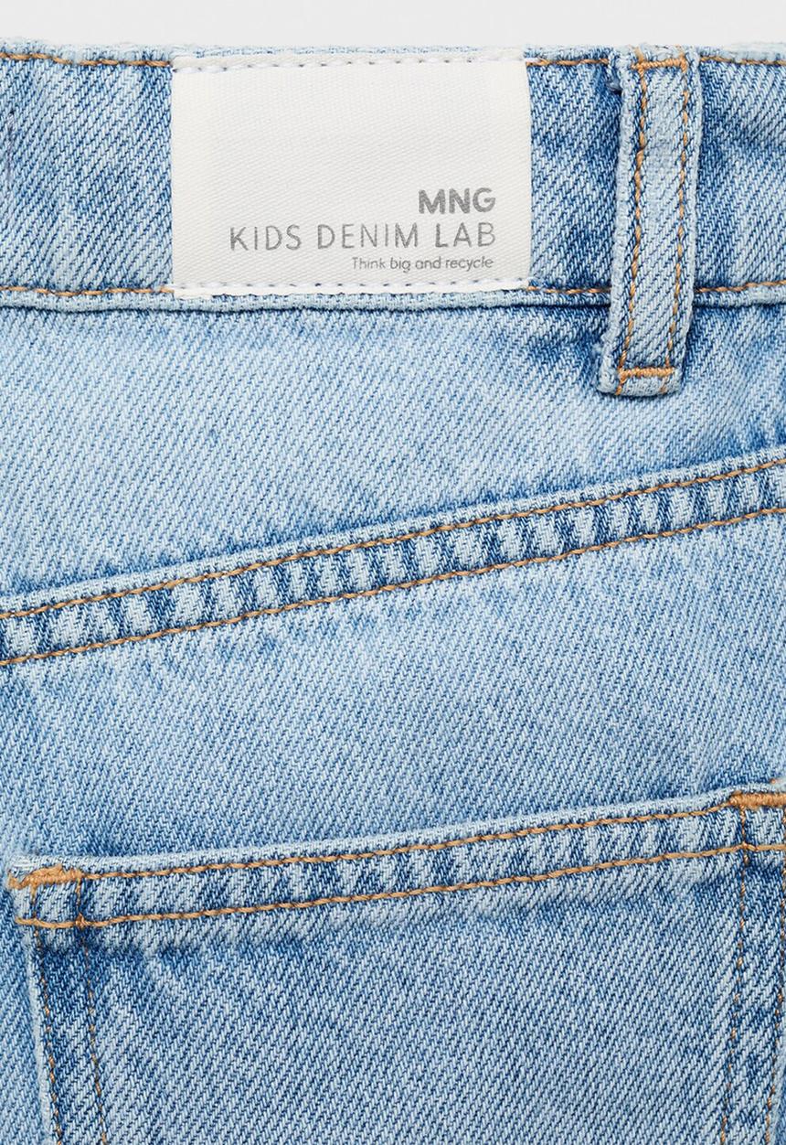 MANGO - Jeans balloon - open blue