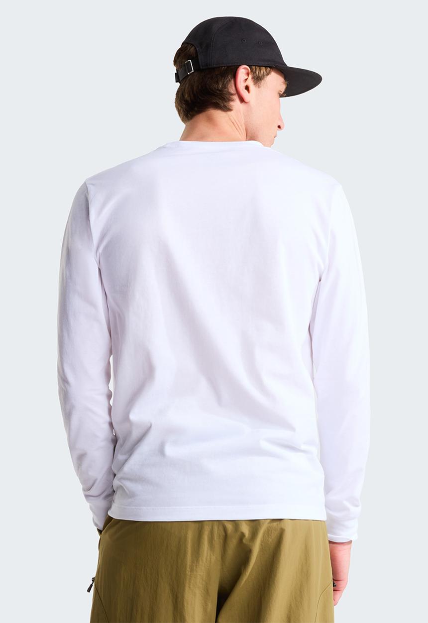The North Face -  Evolution Simple Dome Regular Long Sleeve Tee - Tnf White