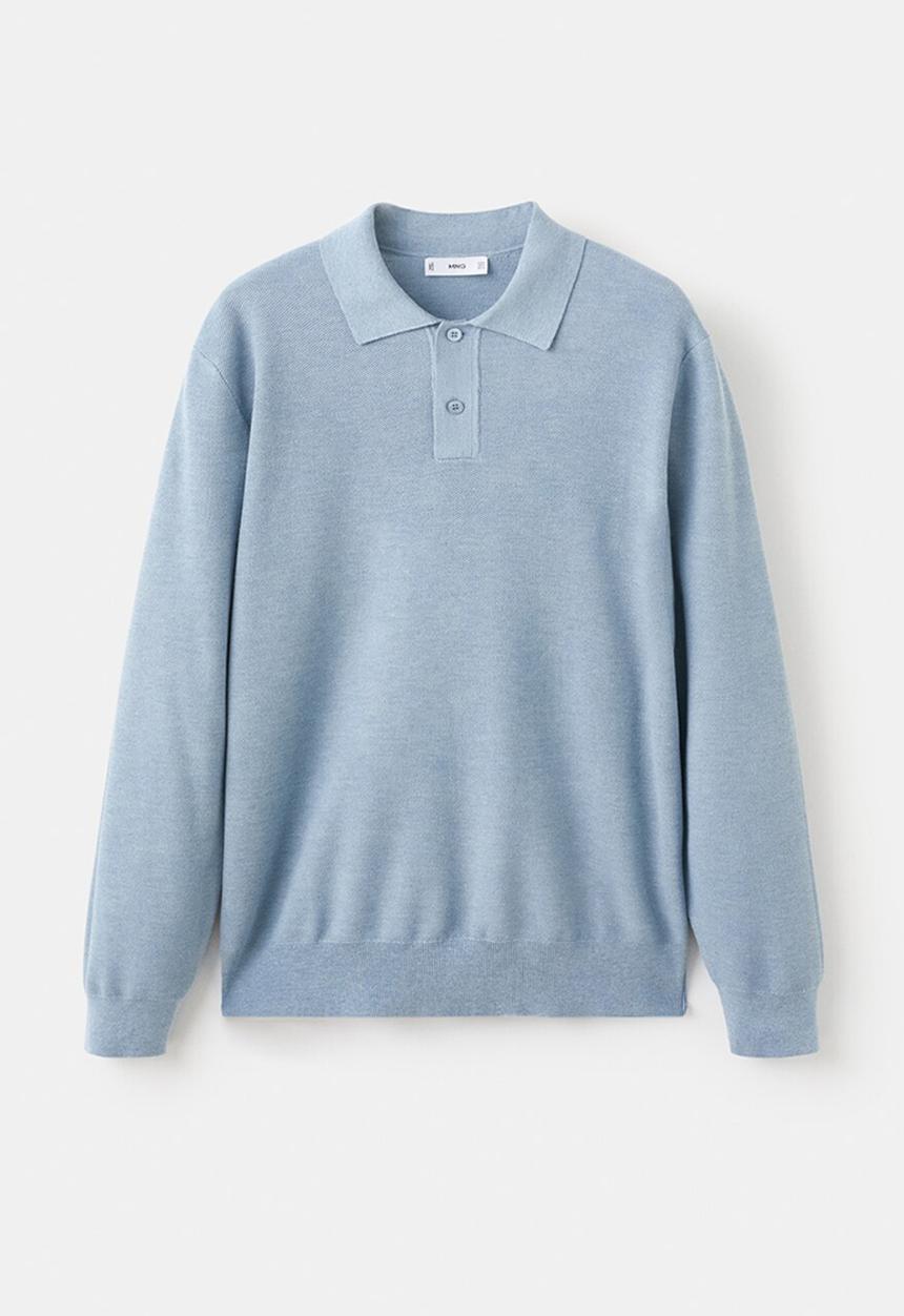 MANGO - Sweater Tens - Sky-Blue