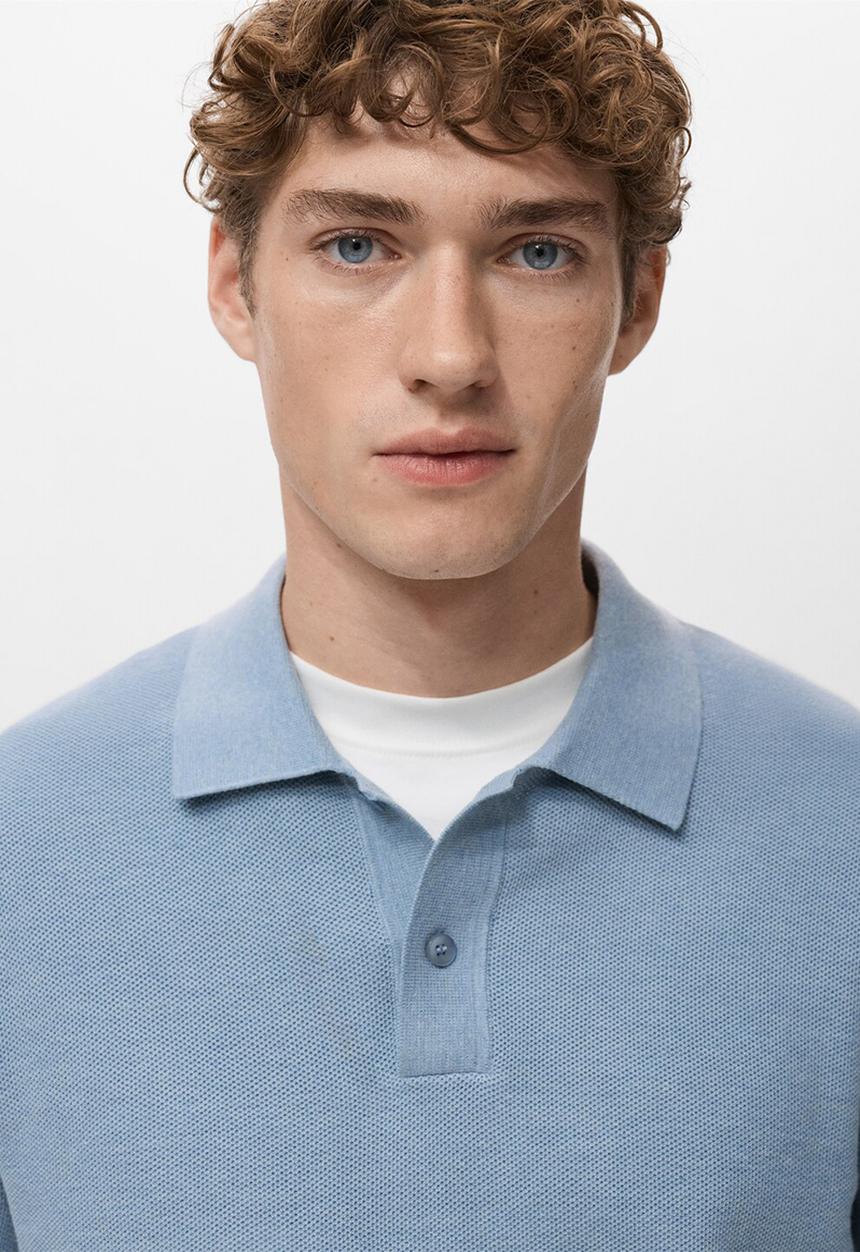 MANGO - Sweater Tens - Sky-Blue