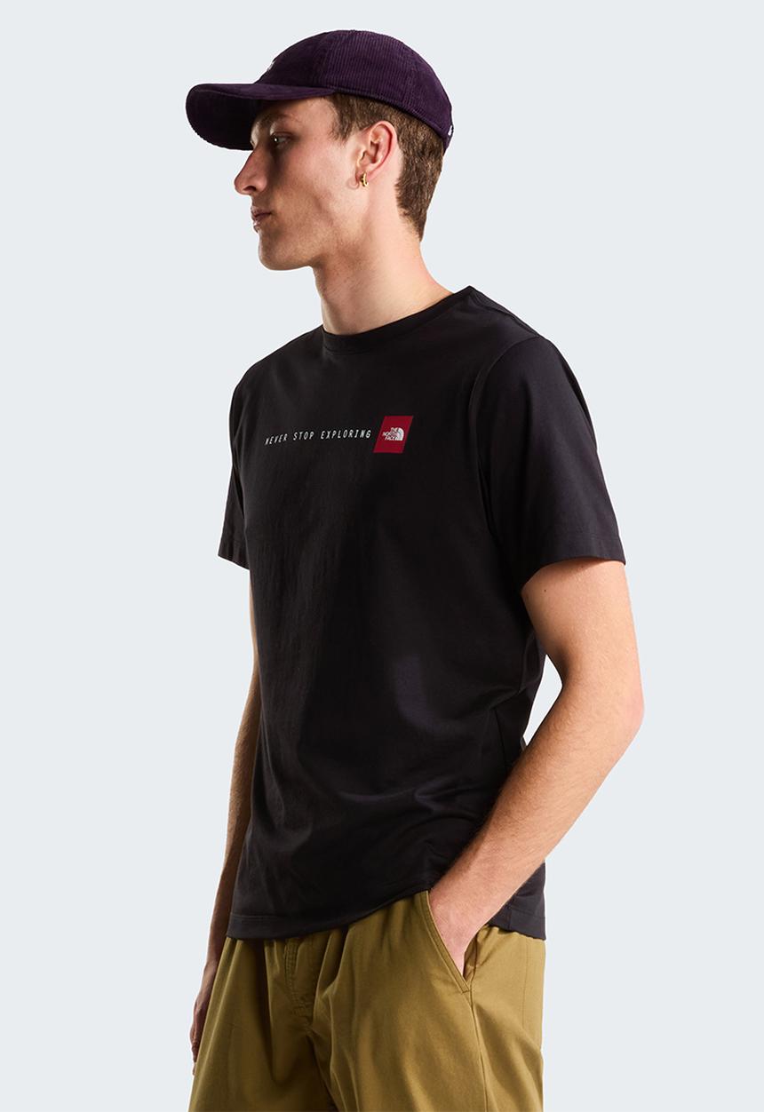The North Face - M Never Stop Exploring Regular Short Sleeve Tee-Graphic - Tnf Black
