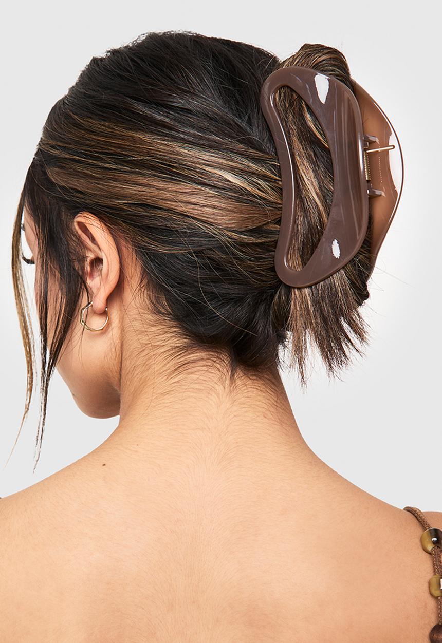 boohoo - Oversized Claw Clip 2 Pack- Multi