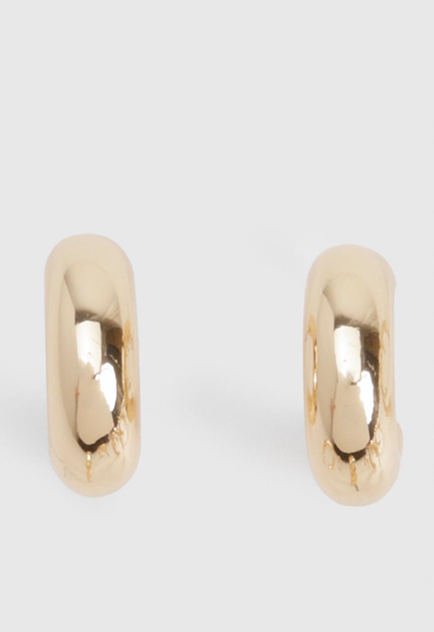 boohoo - Mini Hoop Earrings 6 Pack- Gold