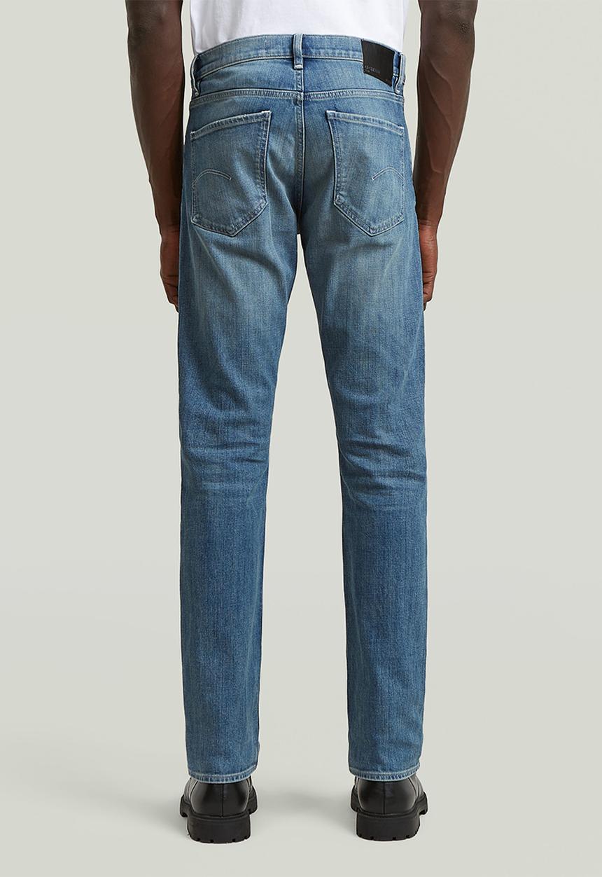G-STAR - Mosa Straight - Antique Faded Patina Blue