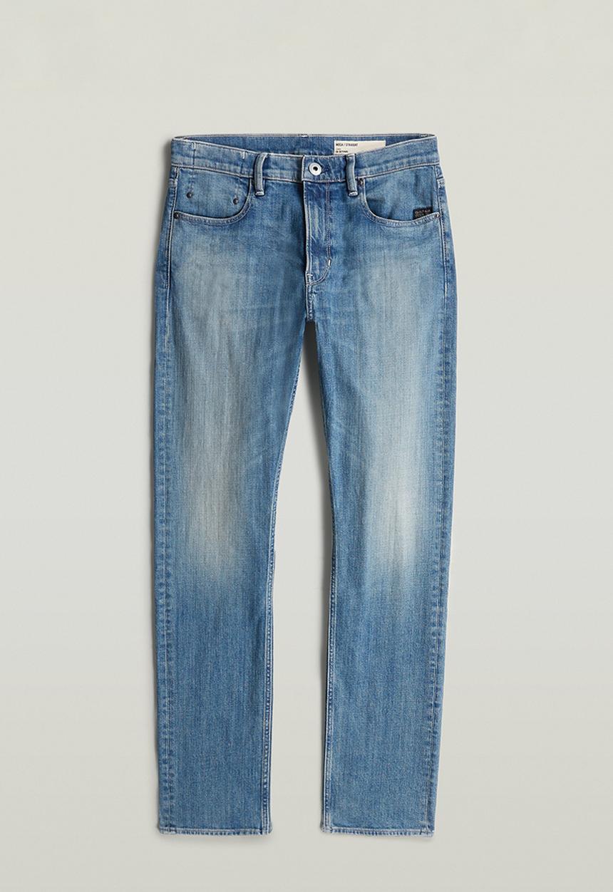 G-STAR - Mosa Straight - Antique Faded Patina Blue