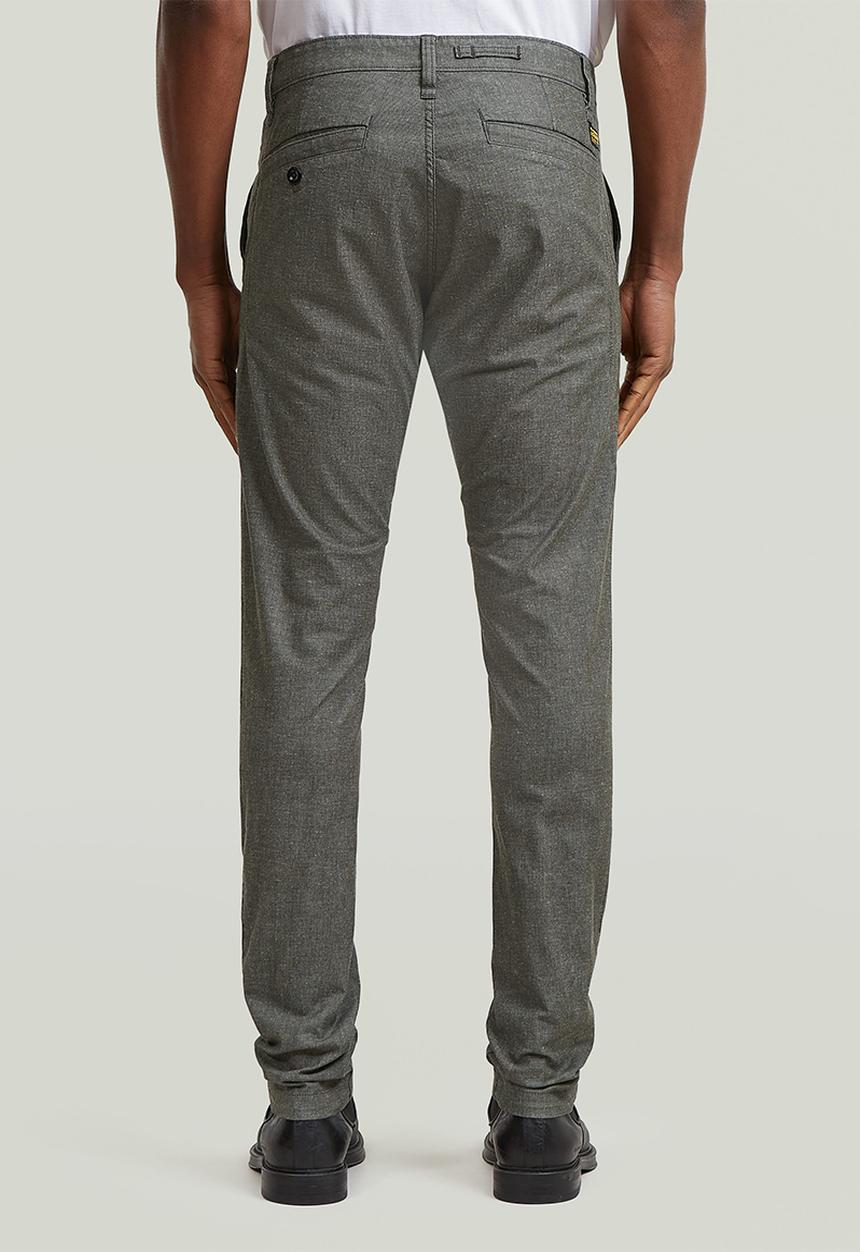 G-STAR - Bronson 3.0 Slim Chino - Asfalt/Milk Dobby