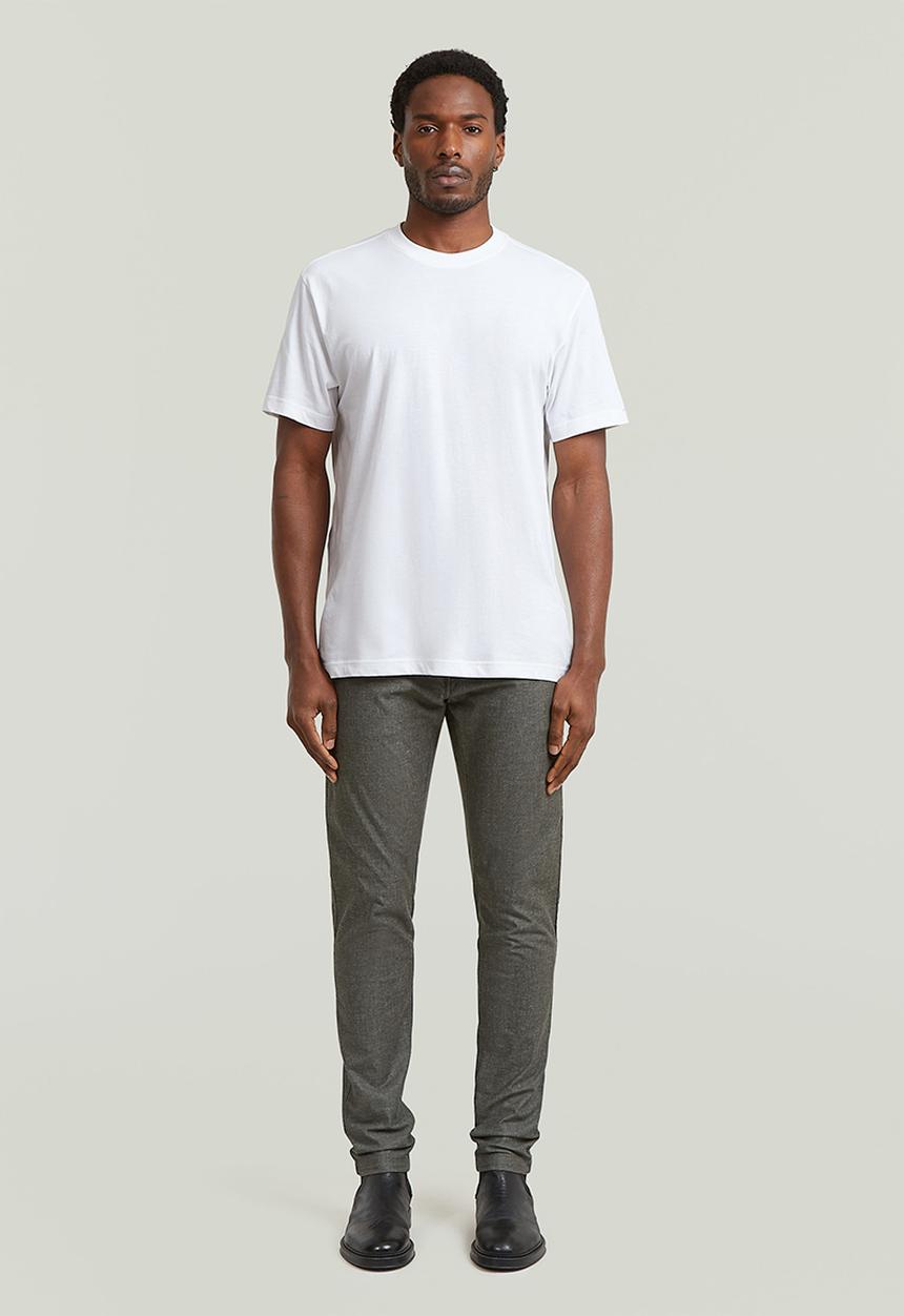 G-STAR - Bronson 3.0 Slim Chino - Asfalt/Milk Dobby