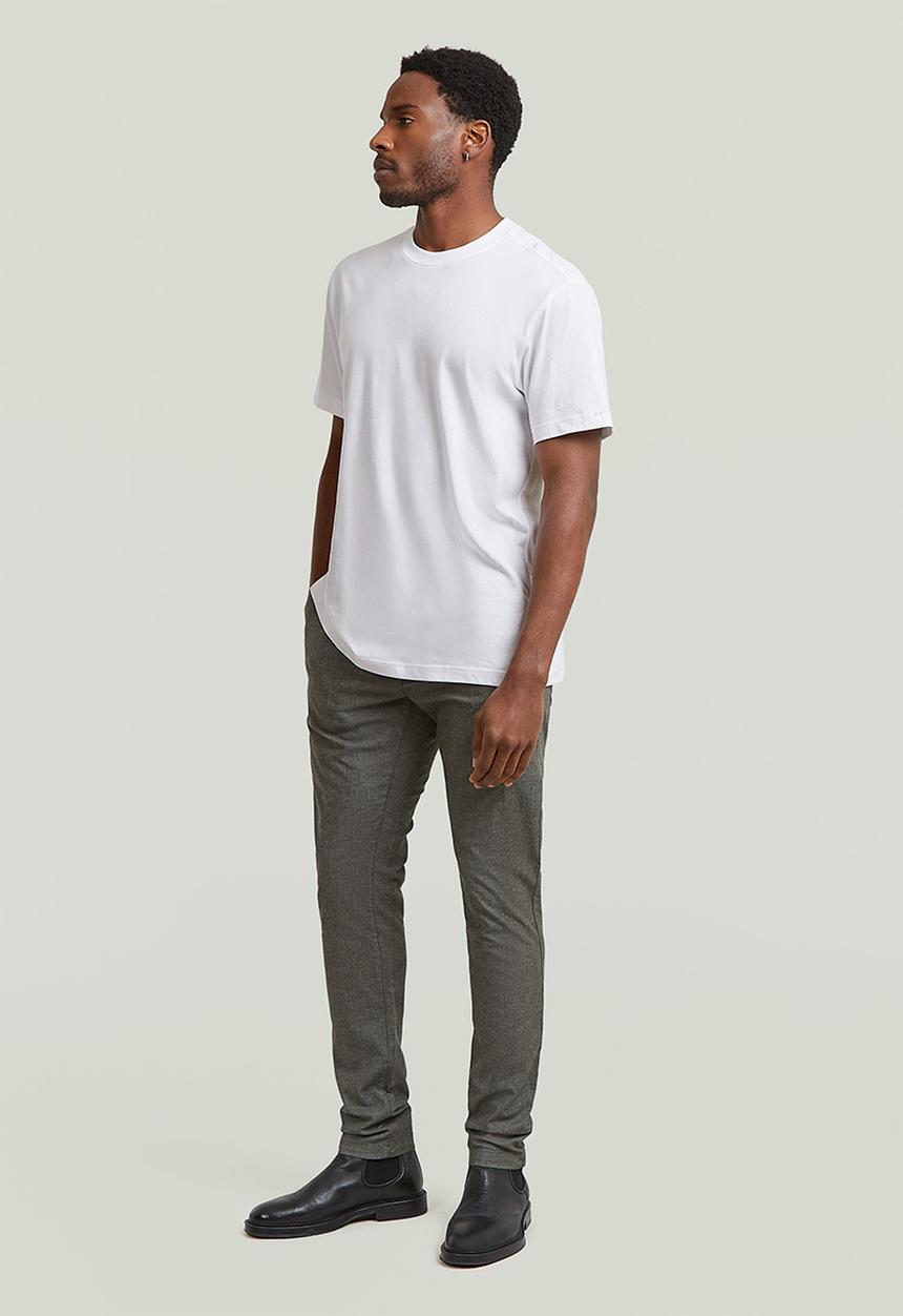 G-STAR - Bronson 3.0 Slim Chino - Asfalt/Milk Dobby