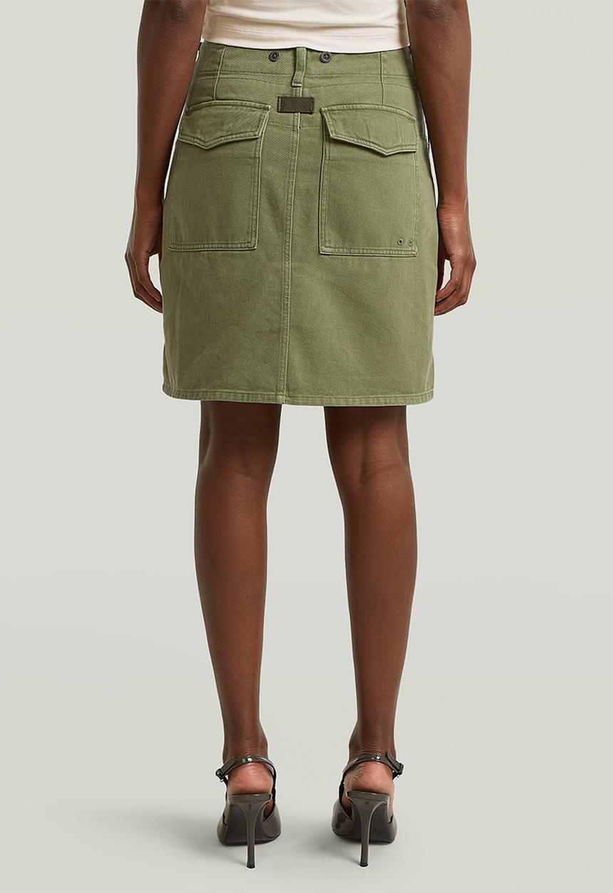 G-STAR - Short cargo skirt wmn - Four leaf clover gd