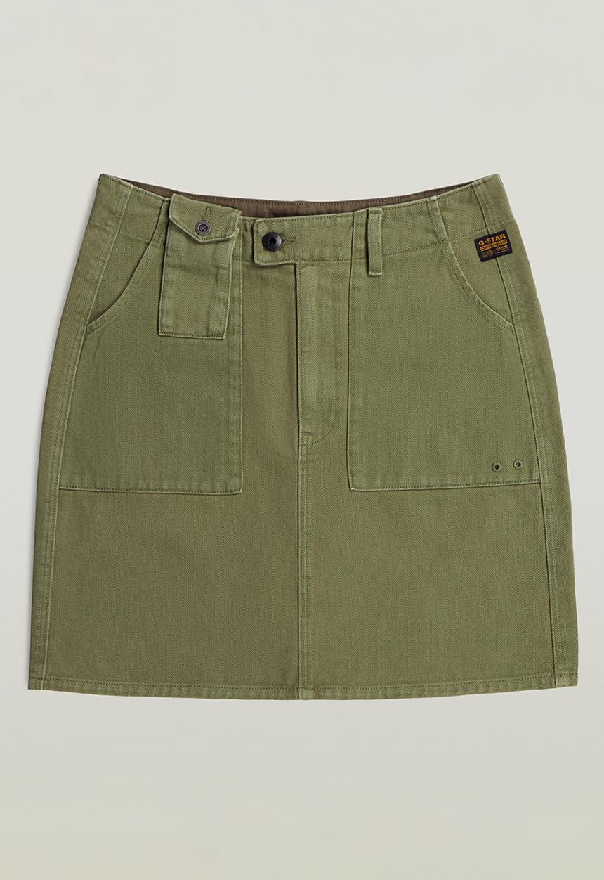G-STAR - Short cargo skirt wmn - Four leaf clover gd