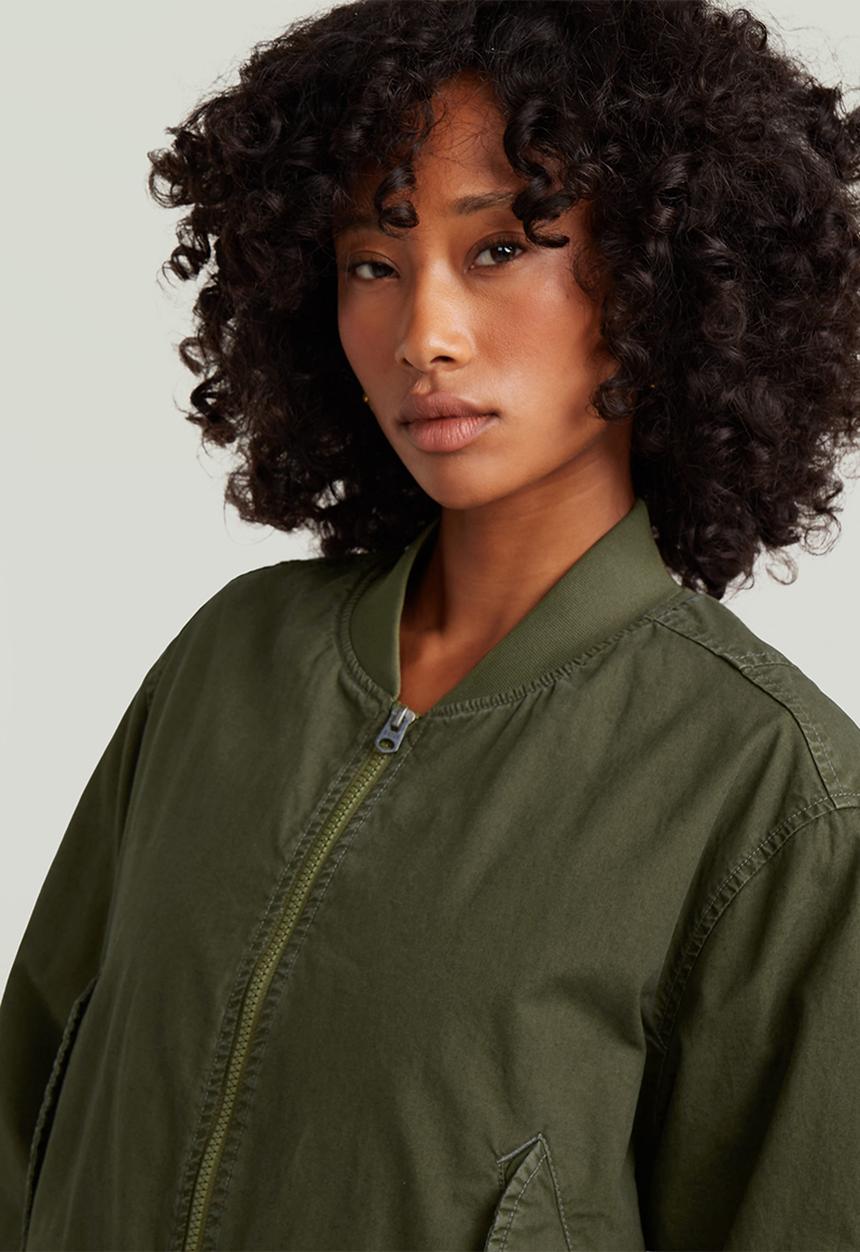 G-STAR - Bomber pdd jacket wmn - Shadow olive gd