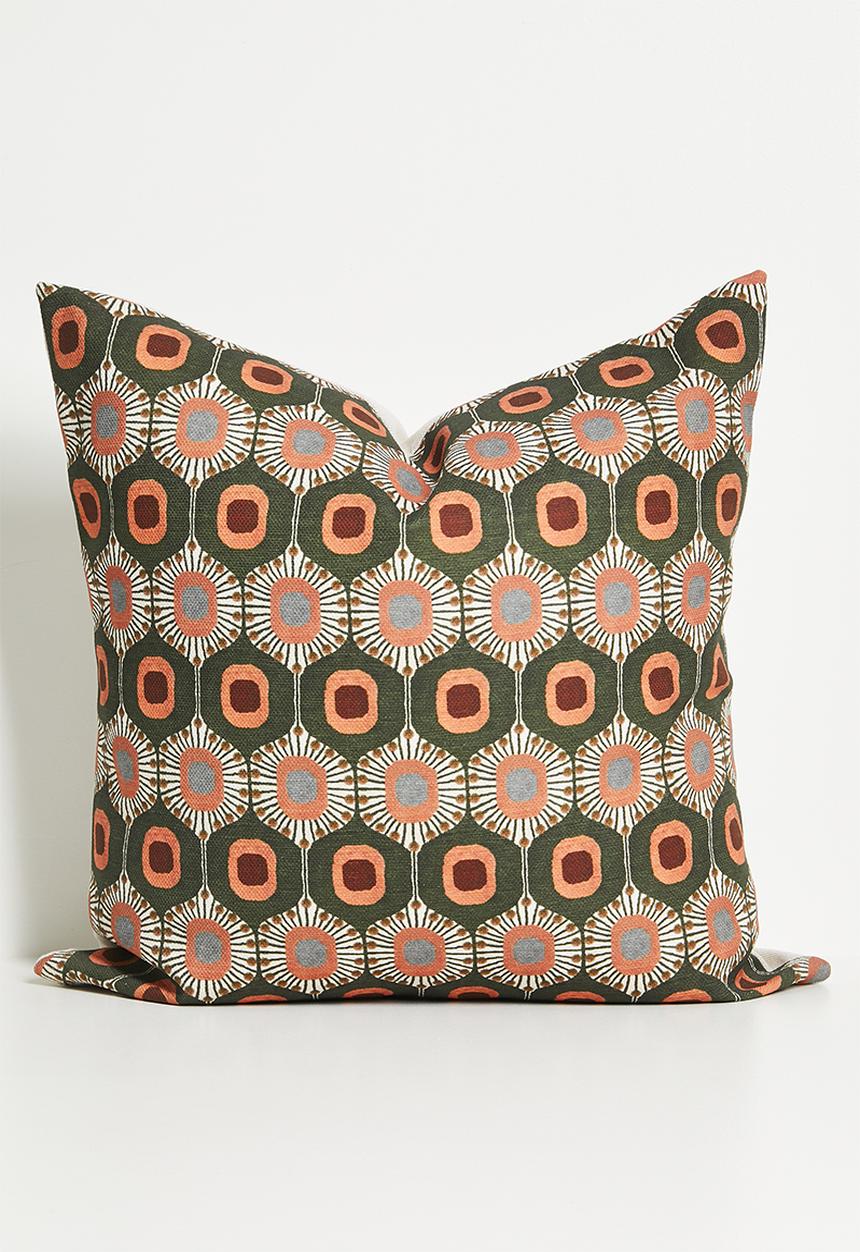Hertex Fabrics - Shweshwe Cushion Cover - Sunset