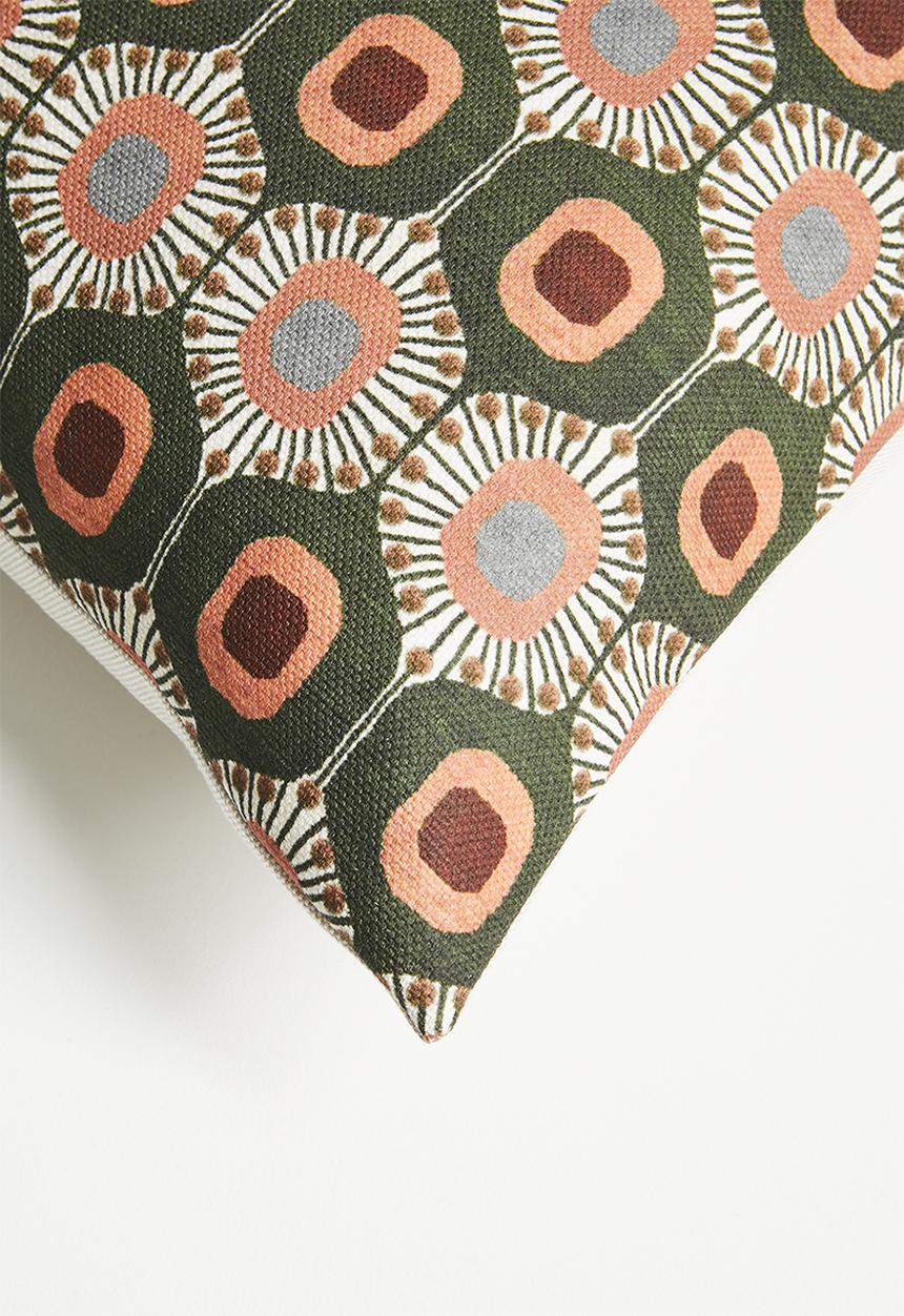 Hertex Fabrics - Shweshwe Cushion Cover - Sunset