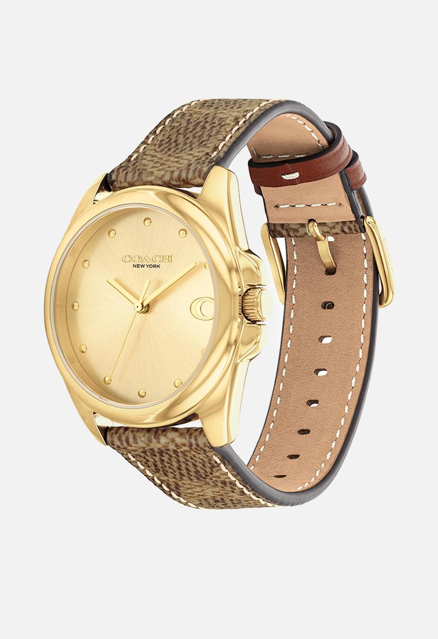 Coach - Greyson 14504111CH Watch - Brown & Gold