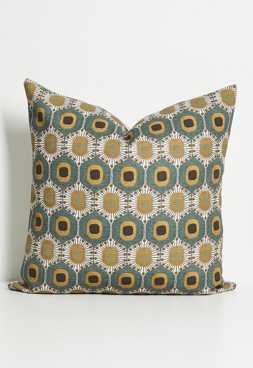 Hertex Fabrics - Shweshwe Cushion Cover - Forest