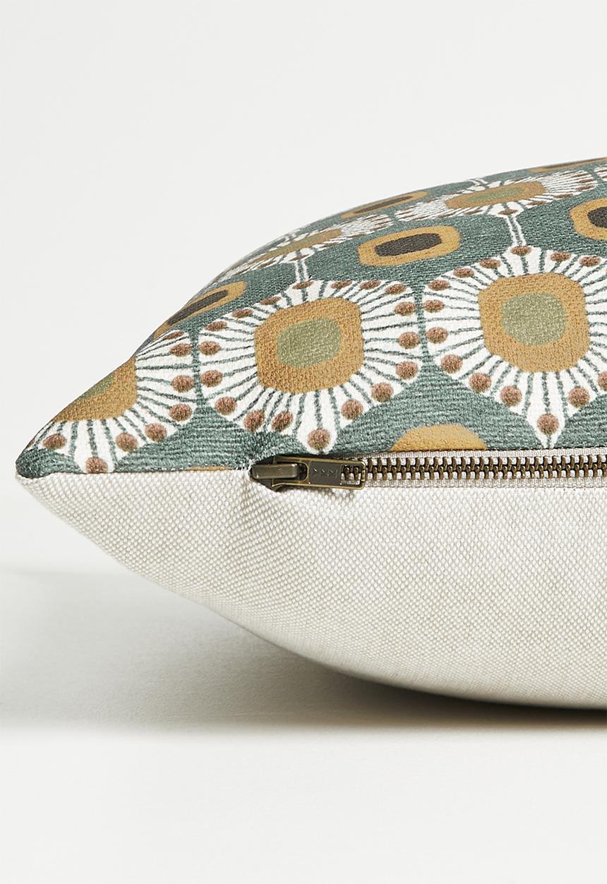 Hertex Fabrics - Shweshwe Cushion Cover - Forest