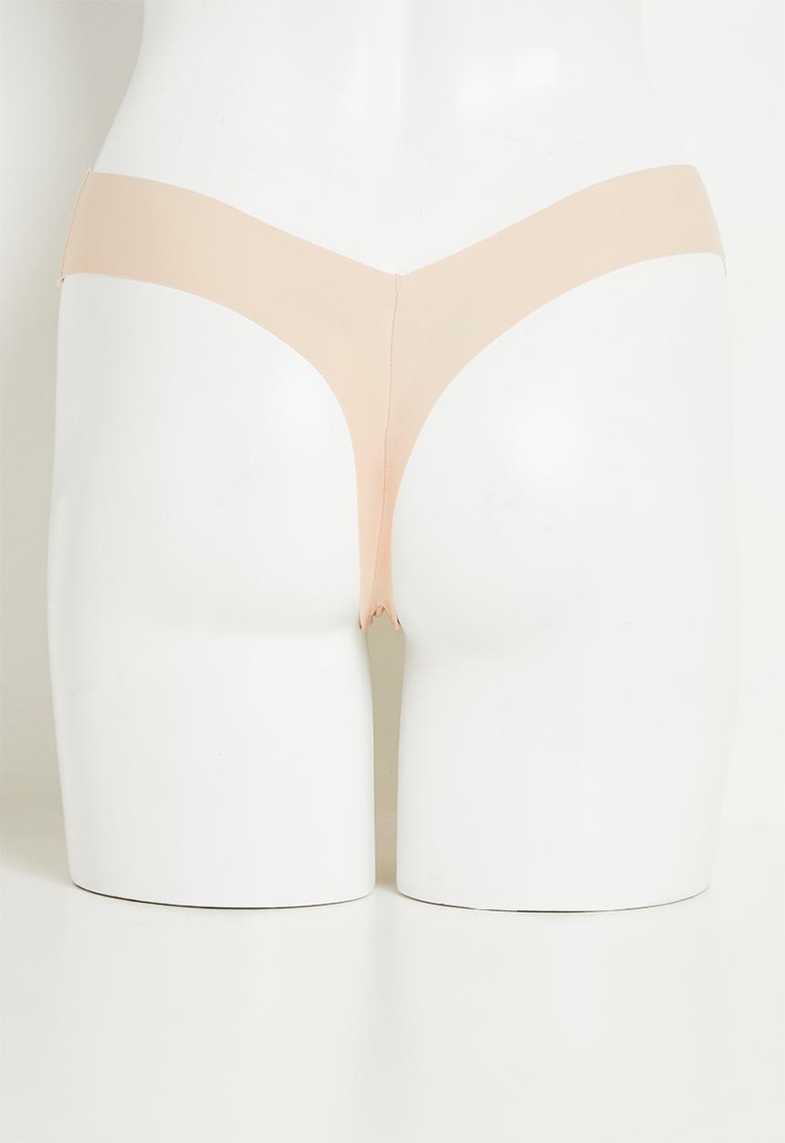Cotton On - Invisible g string brief 2 pk - frappe/taylor leopard