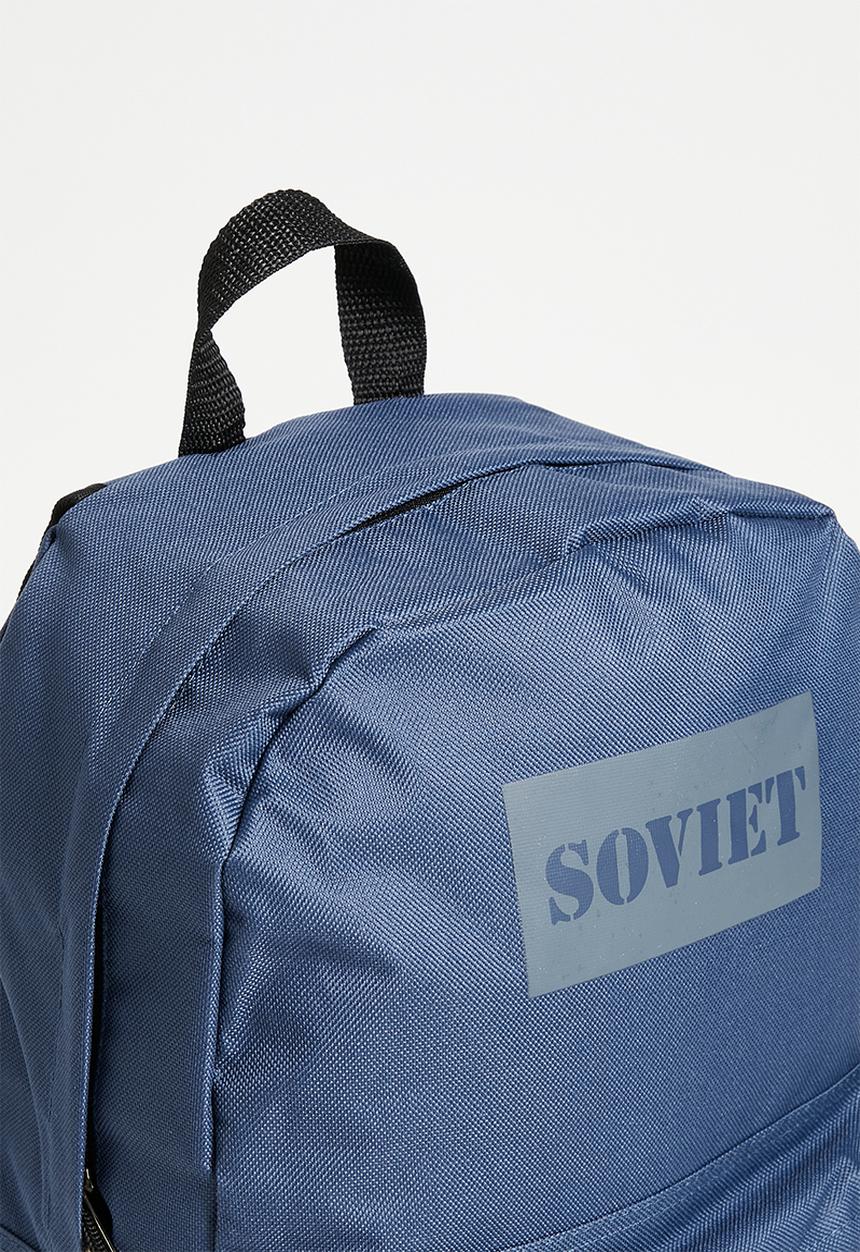 SOVIET - Jazz nylon backpack - navy & grey