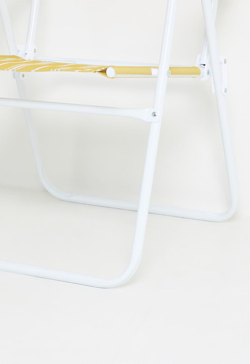 H&S - Folding Beach Chair - Yellow