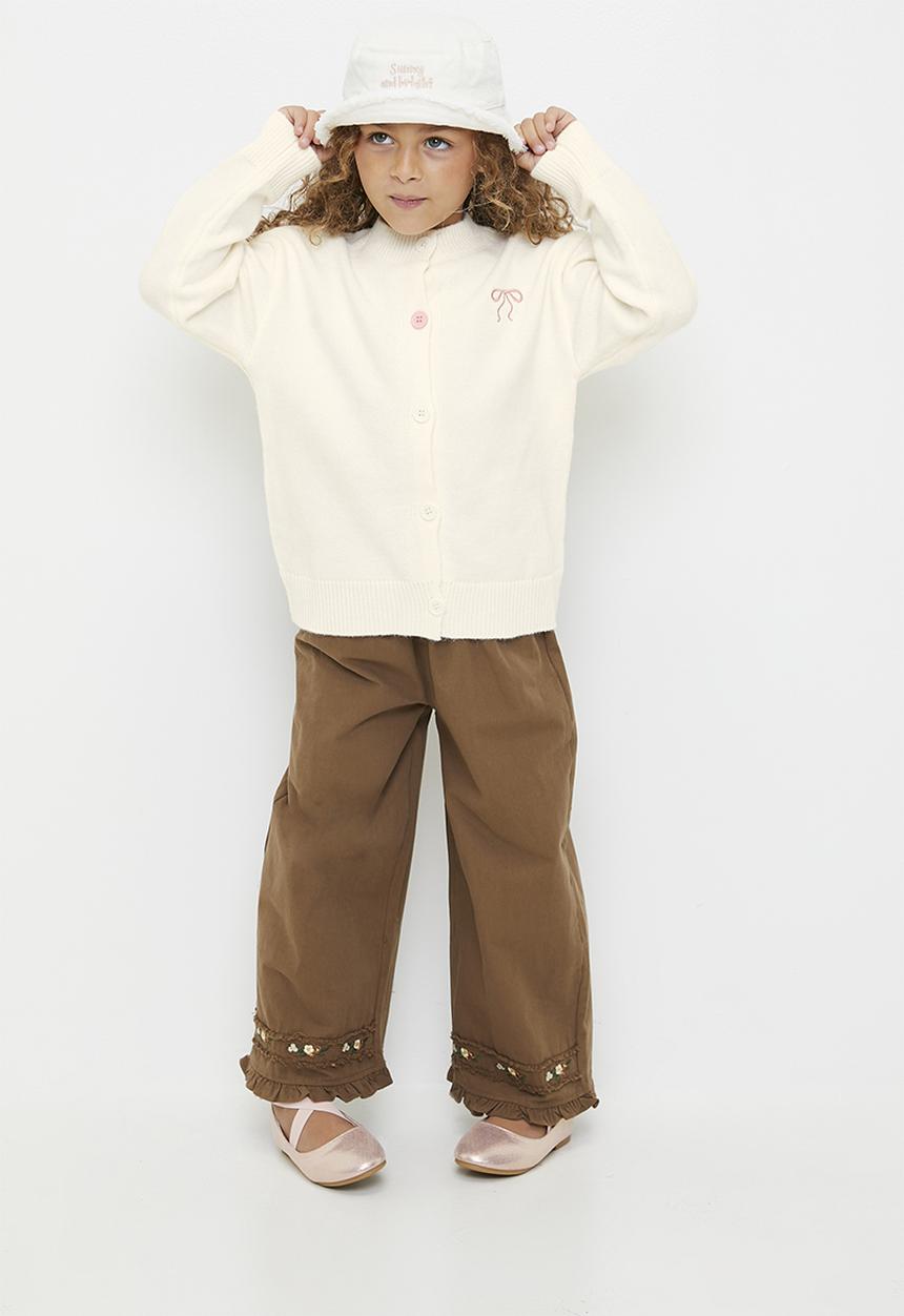 Pop Candy - High-neck cardigan - cream/pink