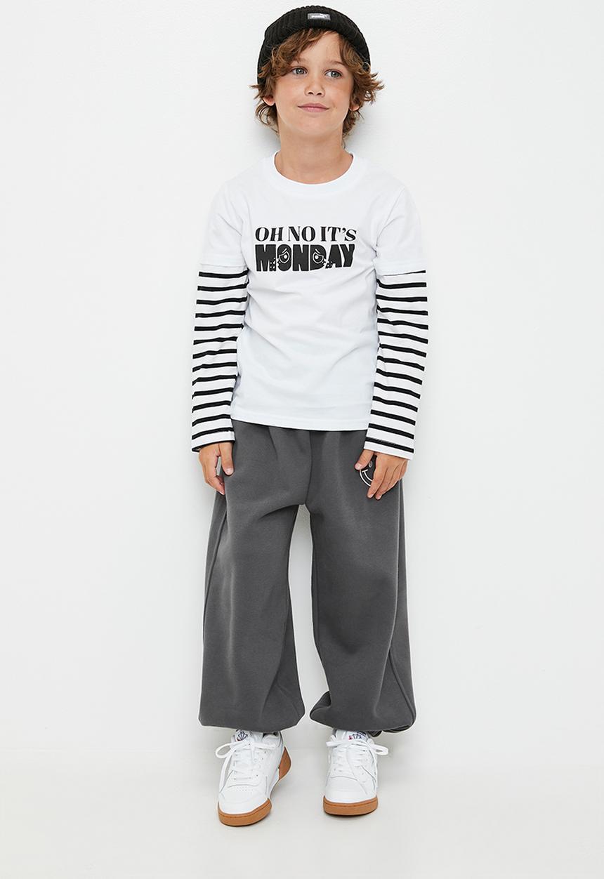 Pop Candy - Twofer t-shirt - white & black