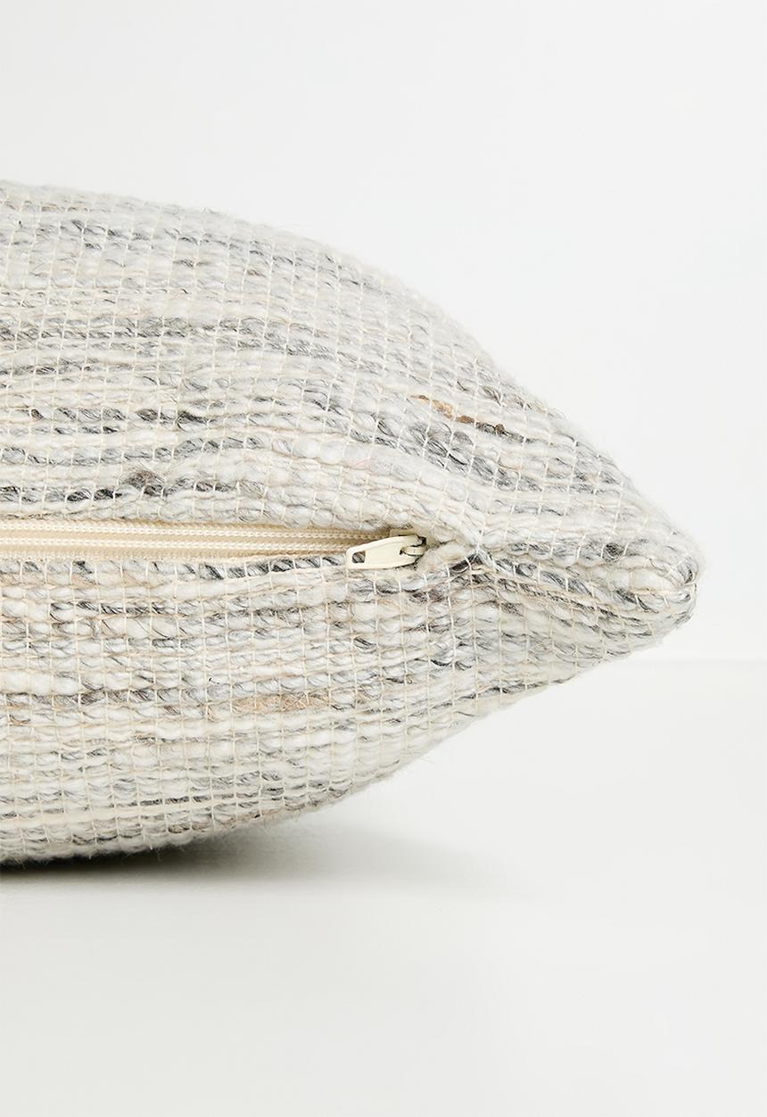 Sixth Floor - Siri Woven Cushion Cover - Grey