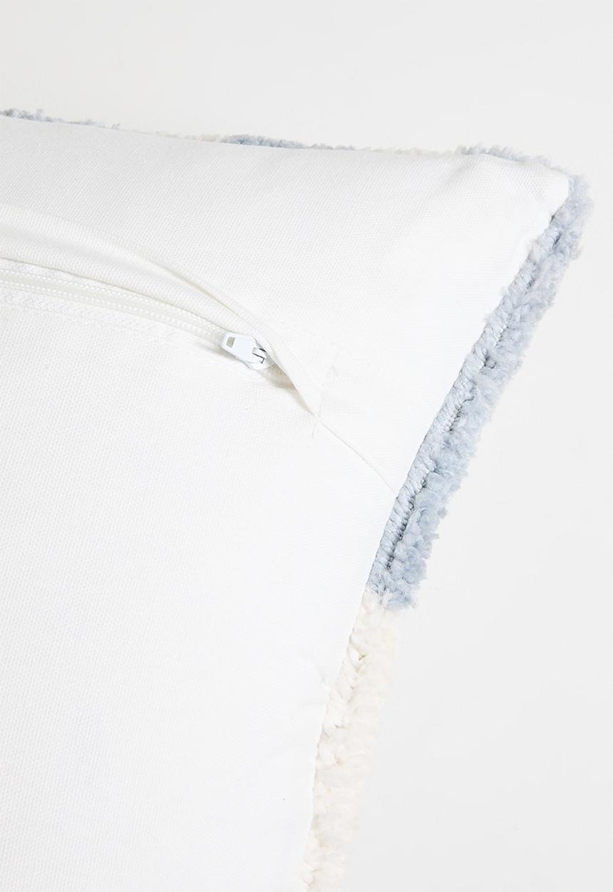 Sixth Floor - Knitted Cushion Cover - Blue