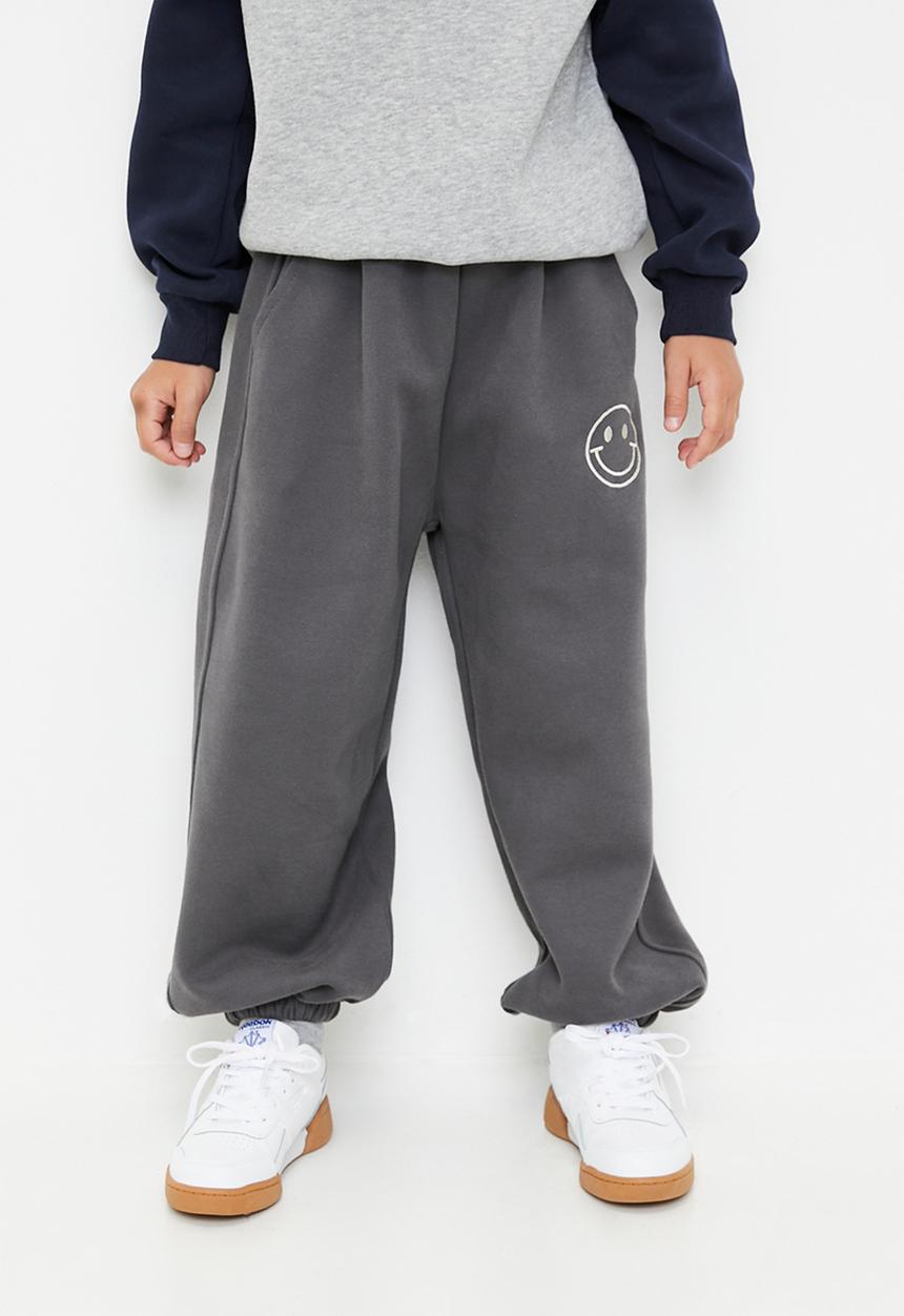 Pop Candy - Cuffed jogger pants - charcoal grey